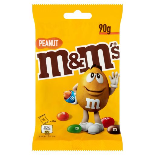 M&M's földimogyorós drazsé tejcsokoládéban cukorbevonattal 90 g