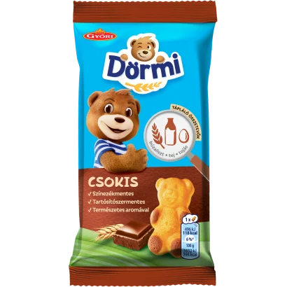 Dörmi csokoládés krémmel töltött puha piskóta 30 g