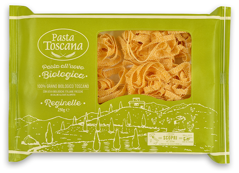 Pasta Toscana Reginelle bio tojásos tészta Olaszországból 250g