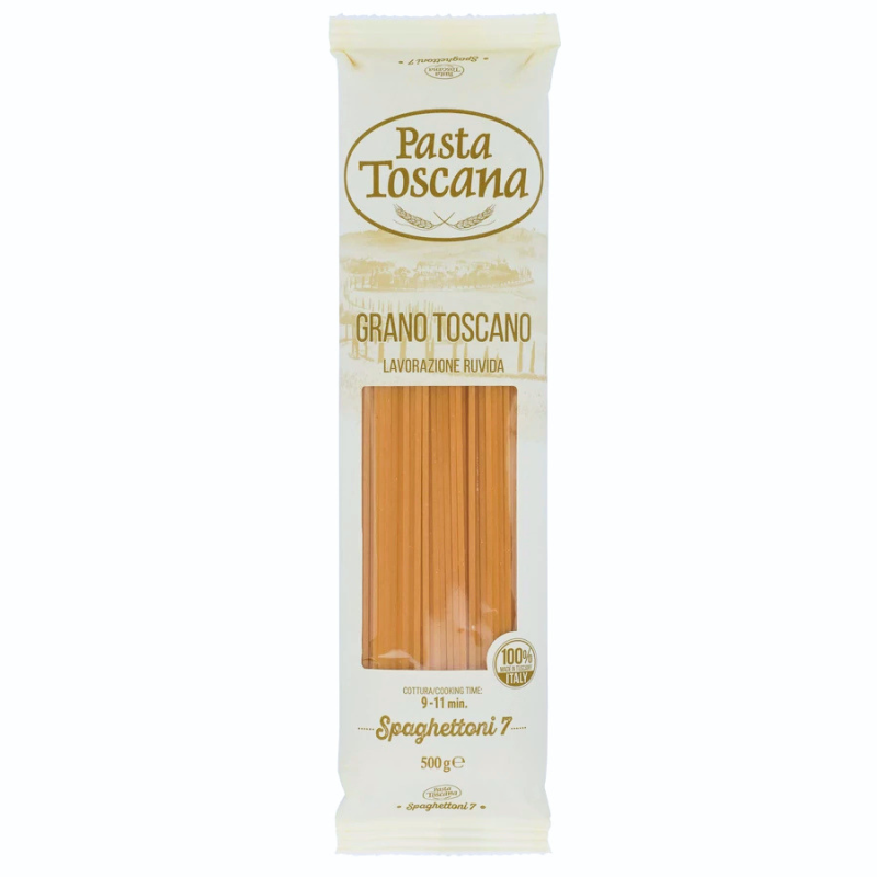 Pasta Toscana Spaghettoni (n° 7) prémium olasz durumbúza tészta 500g
