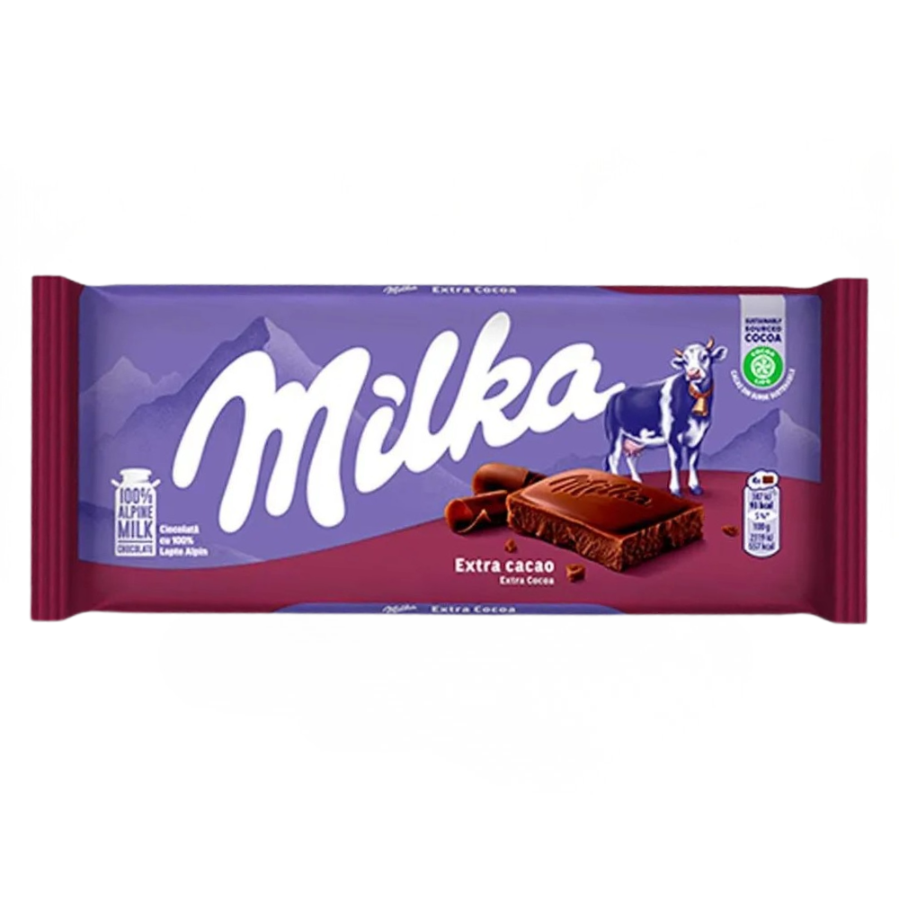 Milka Extra Cocoa csokoládé 90-100g